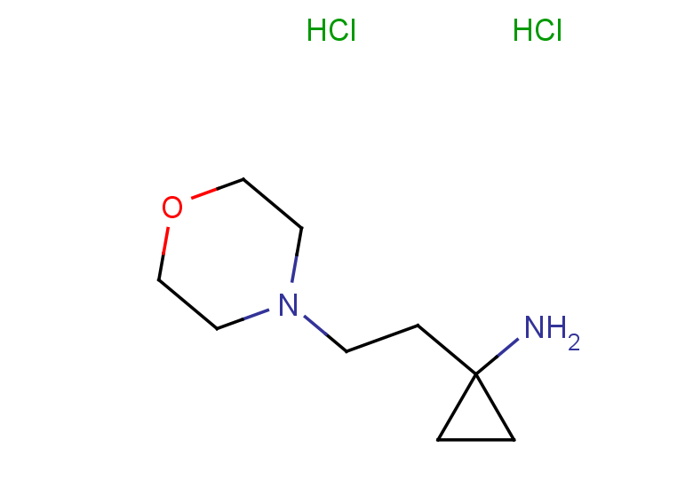 1-[2-(morpholin-4-yl)ethyl]cyclopropan-1-amine dihydrochloride