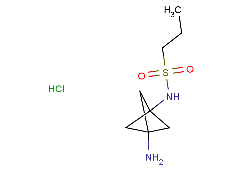 N-{3-aminobicyclo[1.1.1]pentan-1-yl}propane-1-sulfonamide hydrochloride