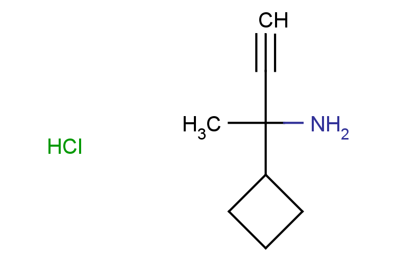 2-cyclobutylbut-3-yn-2-amine hydrochloride