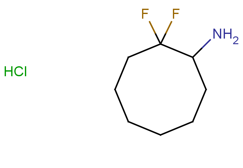 2,2-difluorocyclooctan-1-amine hydrochloride