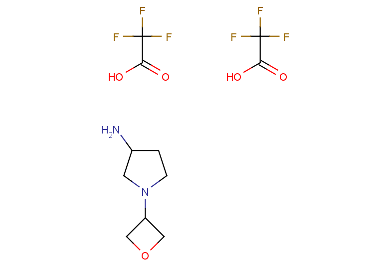 1-(oxetan-3-yl)pyrrolidin-3-amine, bis(trifluoroacetic acid)