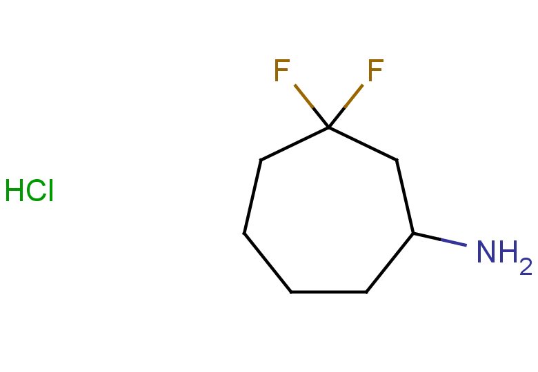 3,3-difluorocycloheptan-1-amine hydrochloride