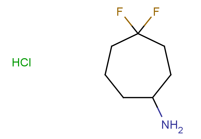 4,4-difluorocycloheptan-1-amine hydrochloride