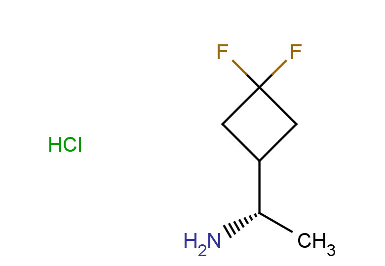 (1S)-1-(3,3-difluorocyclobutyl)ethan-1-amine hydrochloride
