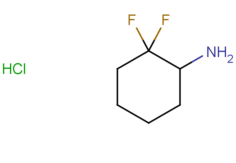 2,2-difluorocyclohexan-1-amine hydrochloride