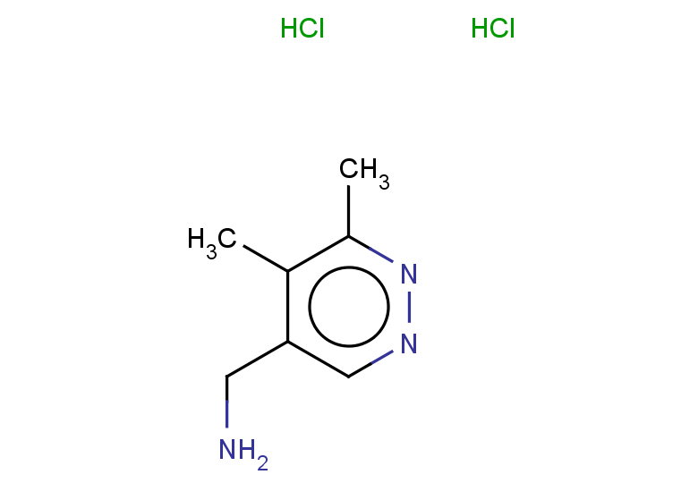 1-(5,6-dimethylpyridazin-4-yl)methanamine dihydrochloride