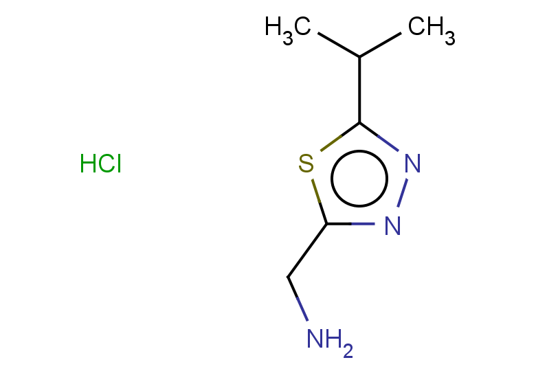 [5-(propan-2-yl)-1,3,4-thiadiazol-2-yl]methanamine hydrochloride