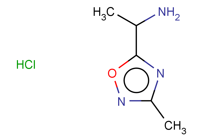1-(3-methyl-1,2,4-oxadiazol-5-yl)ethan-1-amine hydrochloride