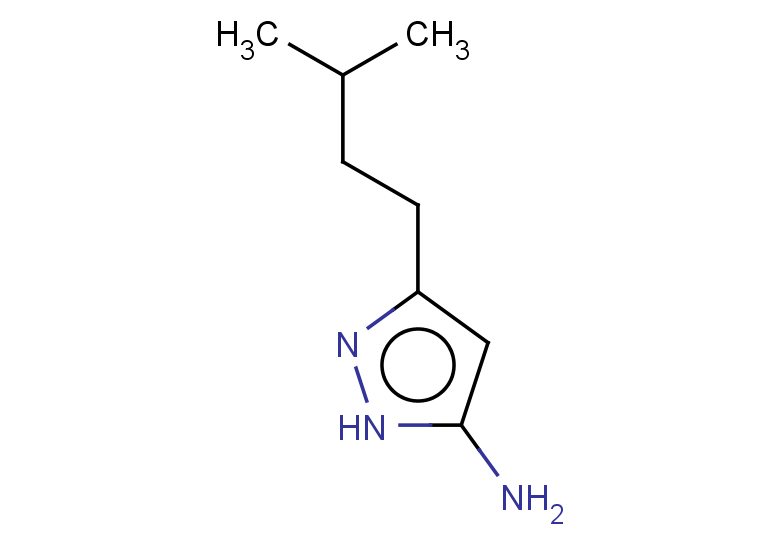 3-(3-methylbutyl)-1H-pyrazol-5-amine