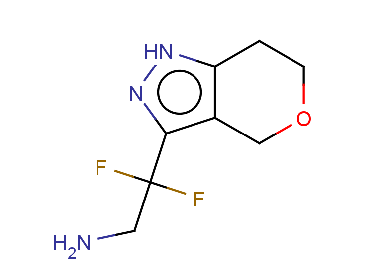 2,2-difluoro-2-{1H,4H,6H,7H-pyrano[4,3-c]pyrazol-3-yl}ethan-1-amine