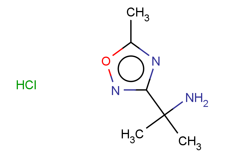 2-(5-methyl-1,2,4-oxadiazol-3-yl)propan-2-amine hydrochloride