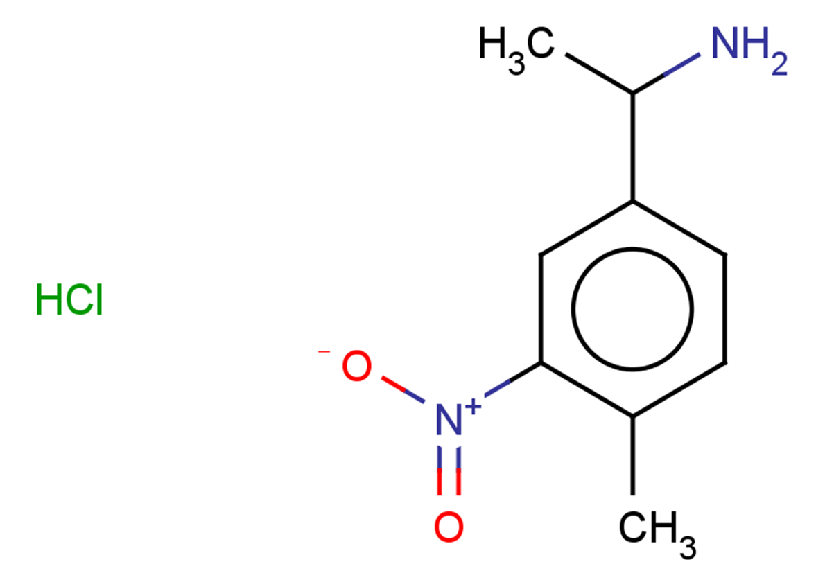 1-(4-methyl-3-nitrophenyl)ethan-1-amine hydrochloride