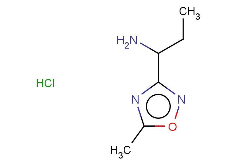 1-(5-methyl-1,2,4-oxadiazol-3-yl)propan-1-amine hydrochloride