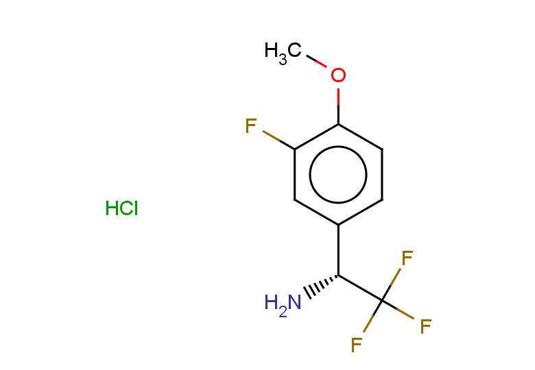 (1R)-2,2,2-trifluoro-1-(3-fluoro-4-methoxyphenyl)ethan-1-amine hydrochloride