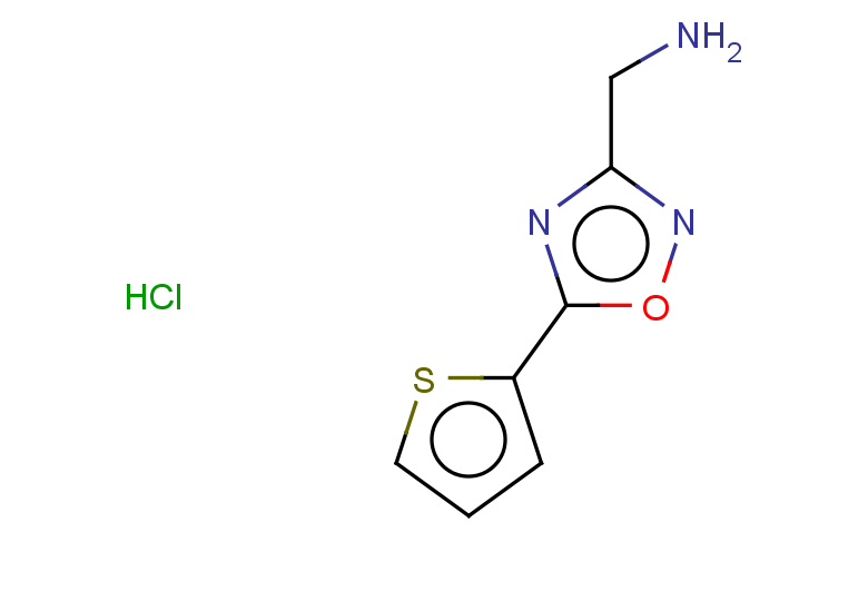 [5-(thiophen-2-yl)-1,2,4-oxadiazol-3-yl]methanamine hydrochloride