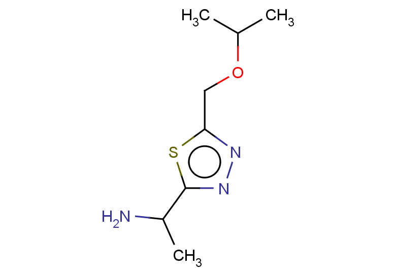 1-{5-[(propan-2-yloxy)methyl]-1,3,4-thiadiazol-2-yl}ethan-1-amine