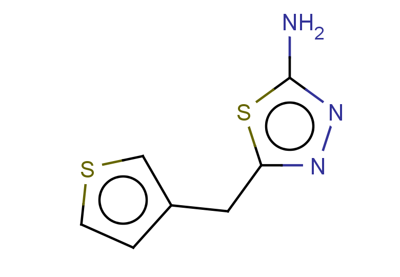 5-(thiophen-3-ylmethyl)-1,3,4-thiadiazol-2-amine