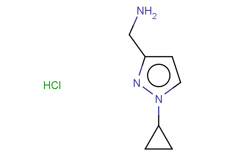 (1-cyclopropyl-1H-pyrazol-3-yl)methanamine hydrochloride