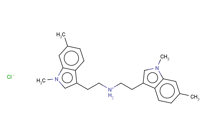 bis[2-(1,6-dimethyl-1H-indol-3-yl)ethyl]azanium chloride