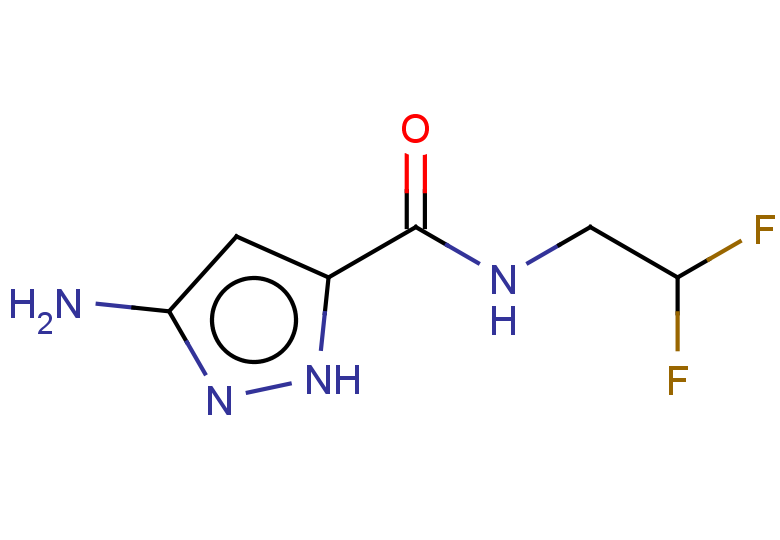 3-amino-N-(2,2-difluoroethyl)-1H-pyrazole-5-carboxamide