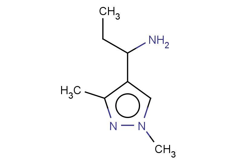 1-(1,3-dimethyl-1H-pyrazol-4-yl)propan-1-amine
