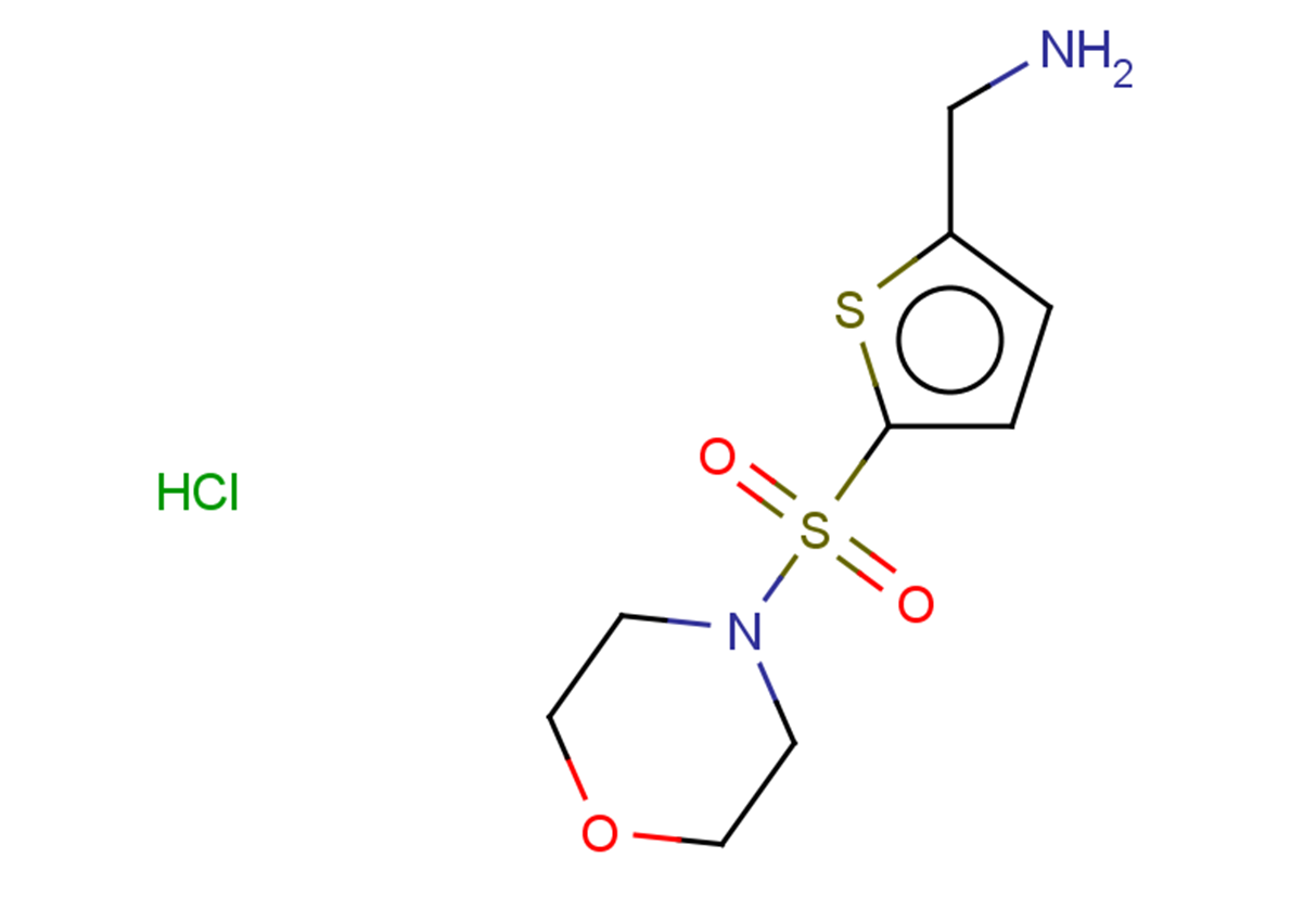 [5-(morpholine-4-sulfonyl)thiophen-2-yl]methanamine hydrochloride
