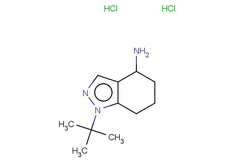 1-tert-butyl-4,5,6,7-tetrahydro-1H-indazol-4-amine dihydrochloride