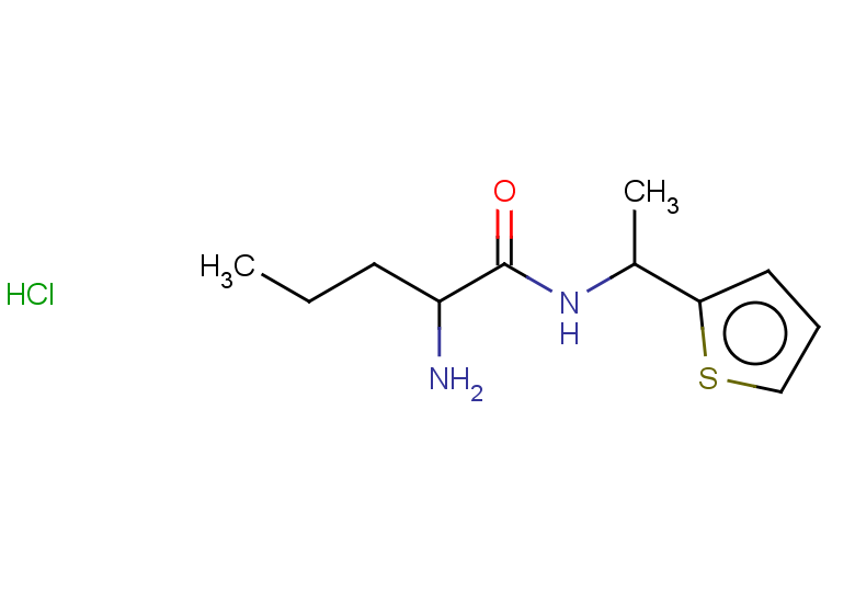 2-amino-N-[1-(thiophen-2-yl)ethyl]pentanamide hydrochloride