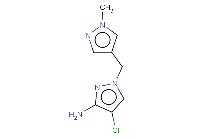 4-chloro-1-[(1-methyl-1H-pyrazol-4-yl)methyl]-1H-pyrazol-3-amine