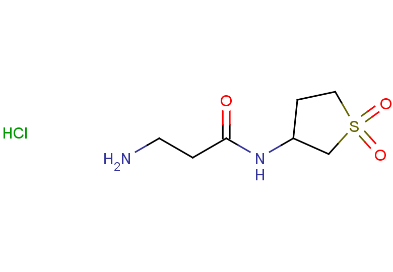 3-amino-N-(1,1-dioxo-1lambda6-thiolan-3-yl)propanamide hydrochloride