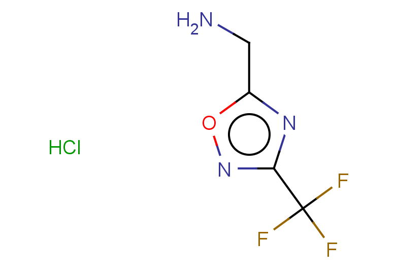 [3-(trifluoromethyl)-1,2,4-oxadiazol-5-yl]methanamine hydrochloride