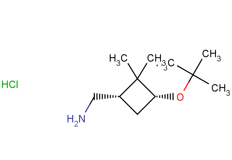 [(1S,3R)-3-(tert-butoxy)-2,2-dimethylcyclobutyl]methanamine hydrochloride