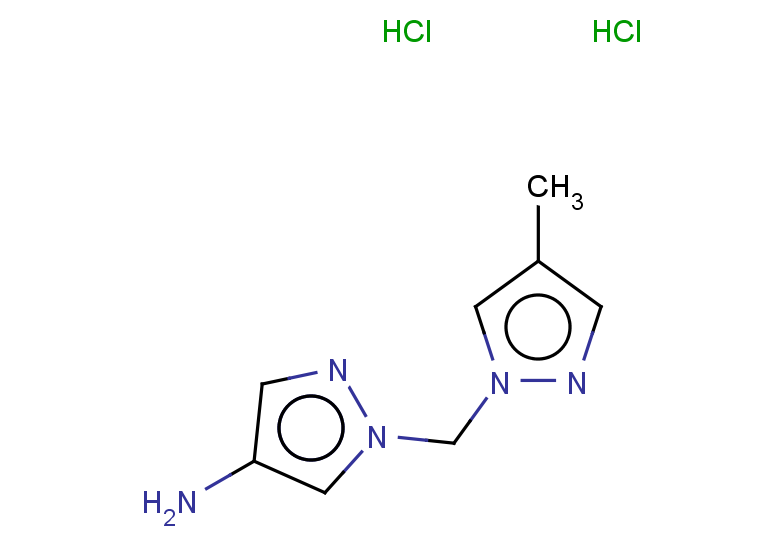 1-[(4-methyl-1H-pyrazol-1-yl)methyl]-1H-pyrazol-4-amine dihydrochloride