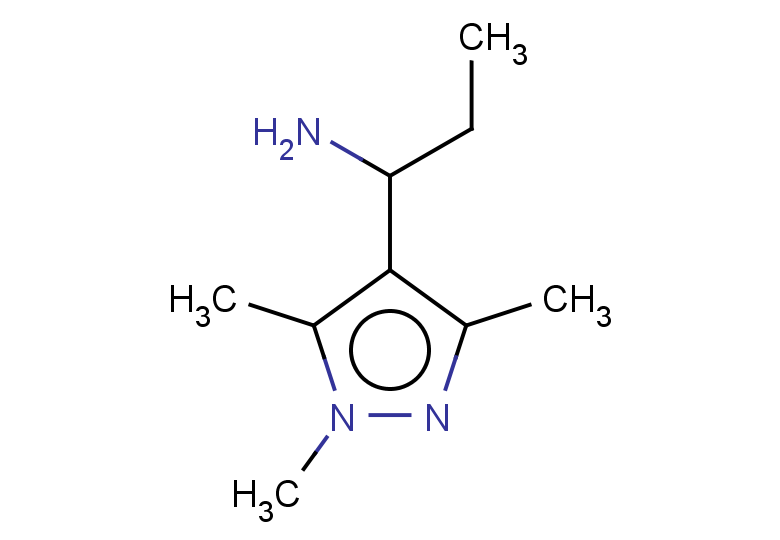 1-(trimethyl-1H-pyrazol-4-yl)propan-1-amine