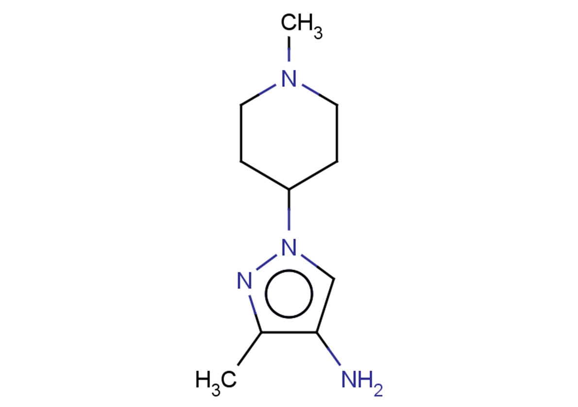 3-methyl-1-(1-methylpiperidin-4-yl)-1H-pyrazol-4-amine