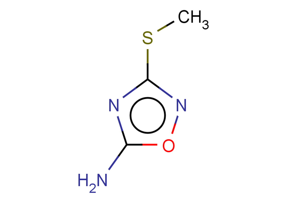 3-(methylsulfanyl)-1,2,4-oxadiazol-5-amine
