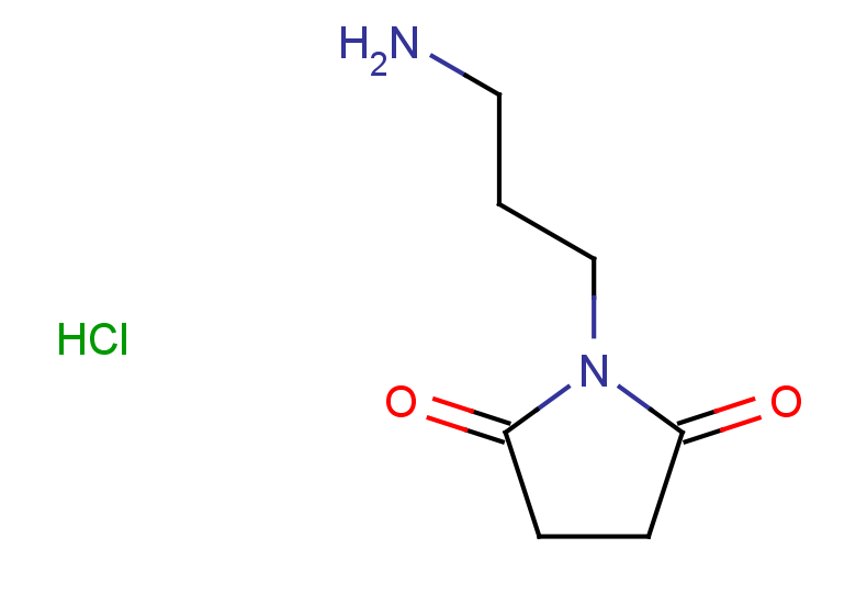 1-(3-aminopropyl)pyrrolidine-2,5-dione hydrochloride