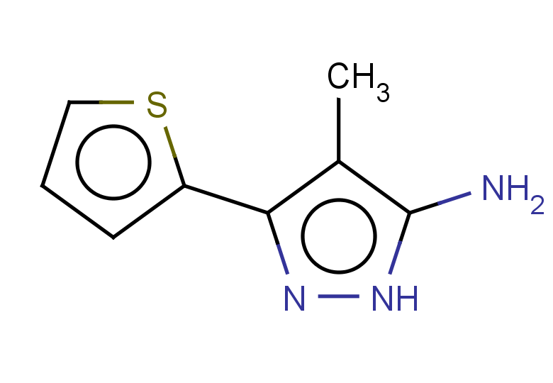 4-methyl-3-(thiophen-2-yl)-1H-pyrazol-5-amine