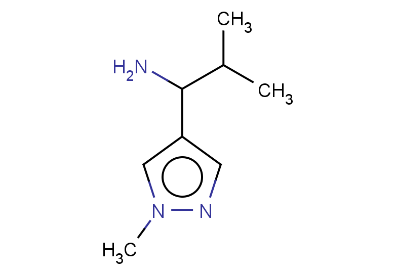 2-methyl-1-(1-methyl-1H-pyrazol-4-yl)propan-1-amine