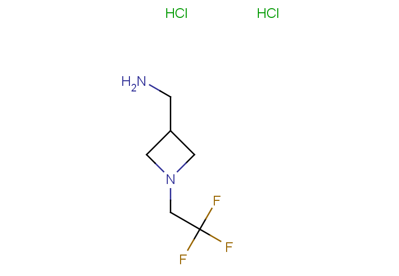 [1-(2,2,2-trifluoroethyl)azetidin-3-yl]methanamine dihydrochloride
