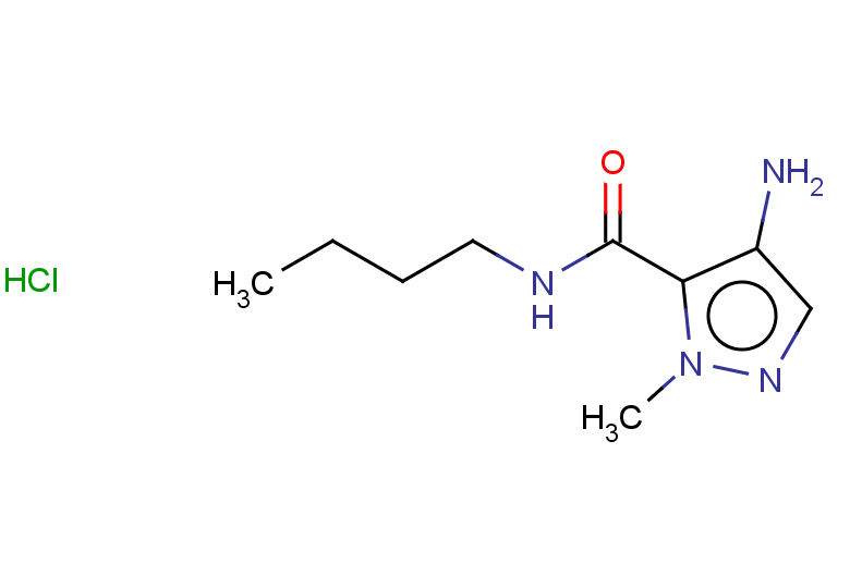 4-amino-N-butyl-1-methyl-1H-pyrazole-5-carboxamide hydrochloride