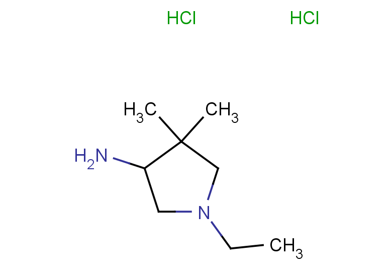 1-ethyl-4,4-dimethylpyrrolidin-3-amine dihydrochloride