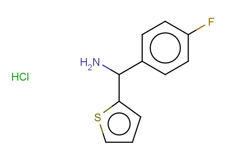 (4-fluorophenyl)(thiophen-2-yl)methanamine hydrochloride