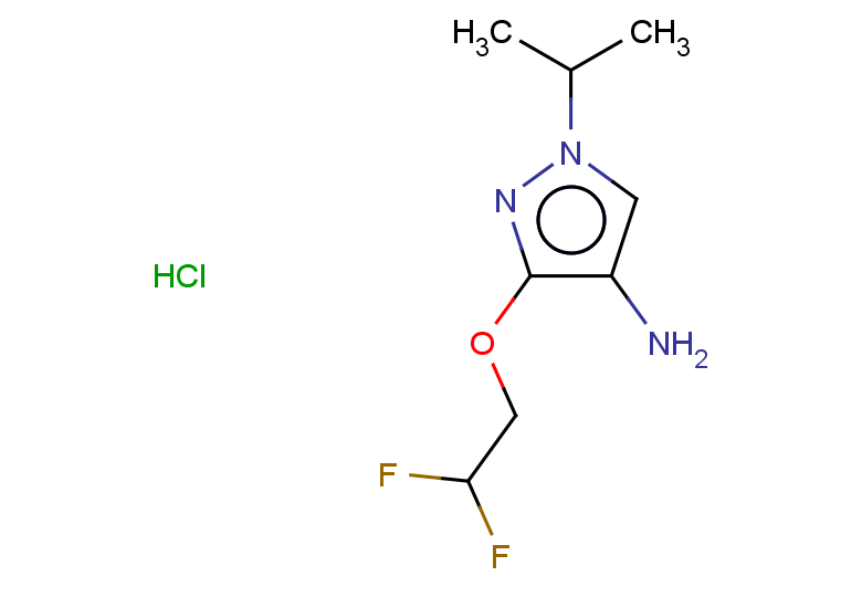 3-(2,2-difluoroethoxy)-1-(propan-2-yl)-1H-pyrazol-4-amine hydrochloride