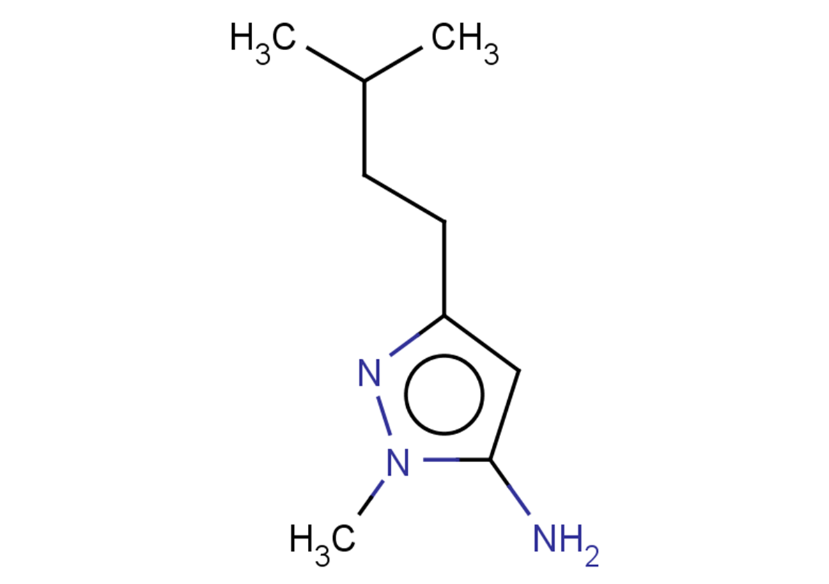 1-methyl-3-(3-methylbutyl)-1H-pyrazol-5-amine