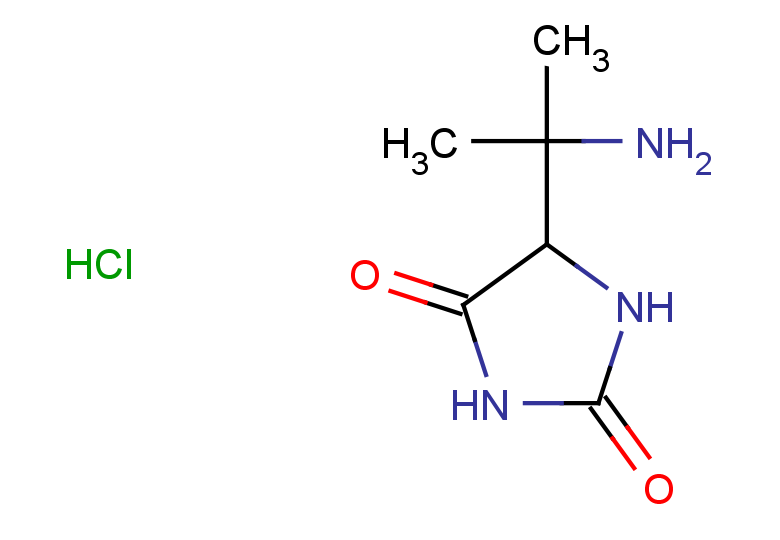 5-(2-aminopropan-2-yl)imidazolidine-2,4-dione hydrochloride