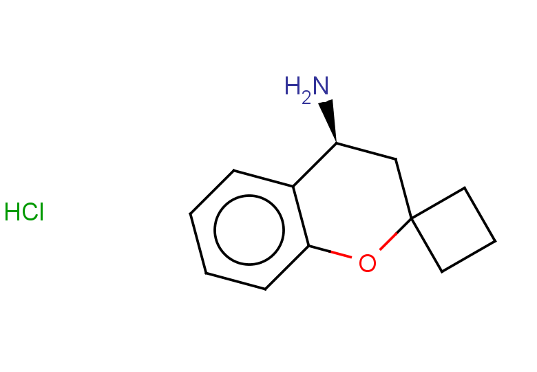 (4S)-3,4-dihydrospiro[1-benzopyran-2,1'-cyclobutane]-4-amine hydrochloride
