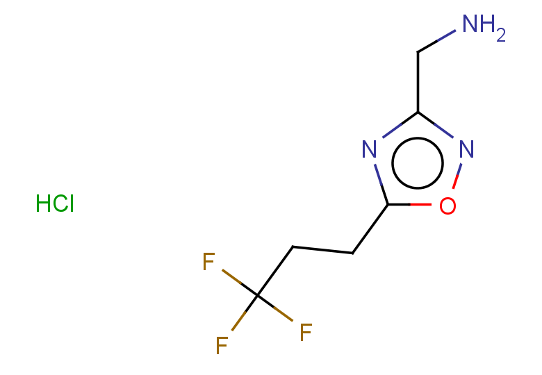 [5-(3,3,3-trifluoropropyl)-1,2,4-oxadiazol-3-yl]methanamine hydrochloride