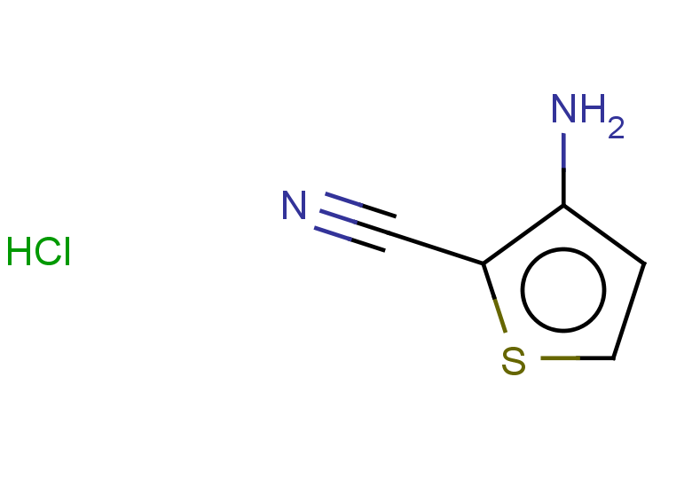 3-aminothiophene-2-carbonitrile hydrochloride