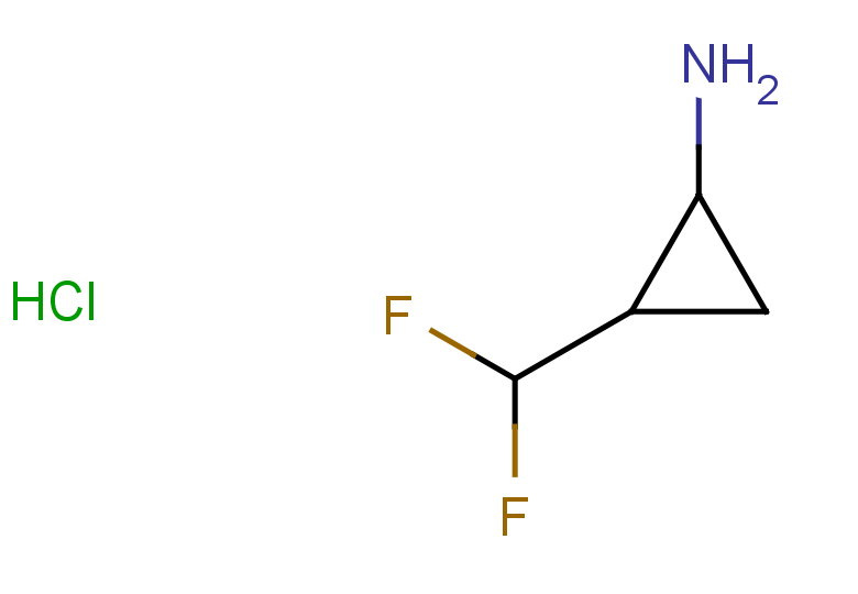 2-(difluoromethyl)cyclopropan-1-amine hydrochloride